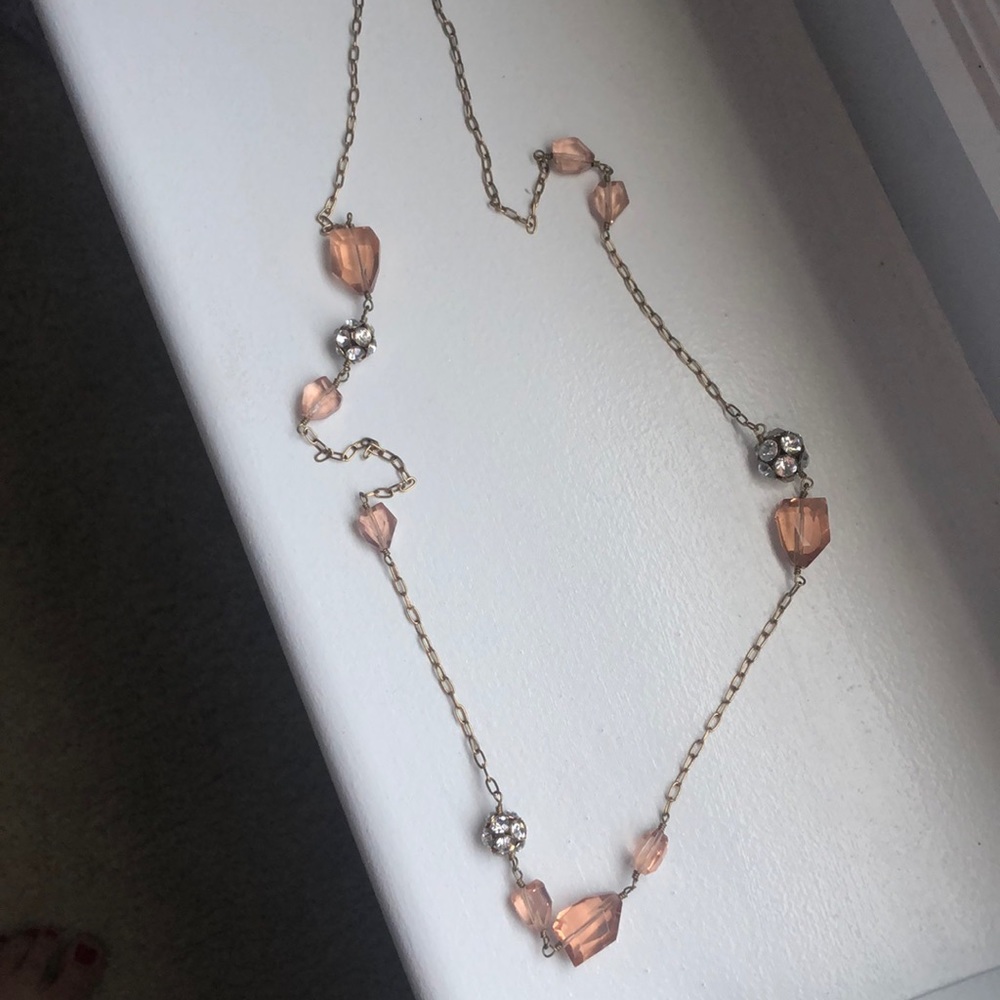 Costume jewelry jcrew peach
